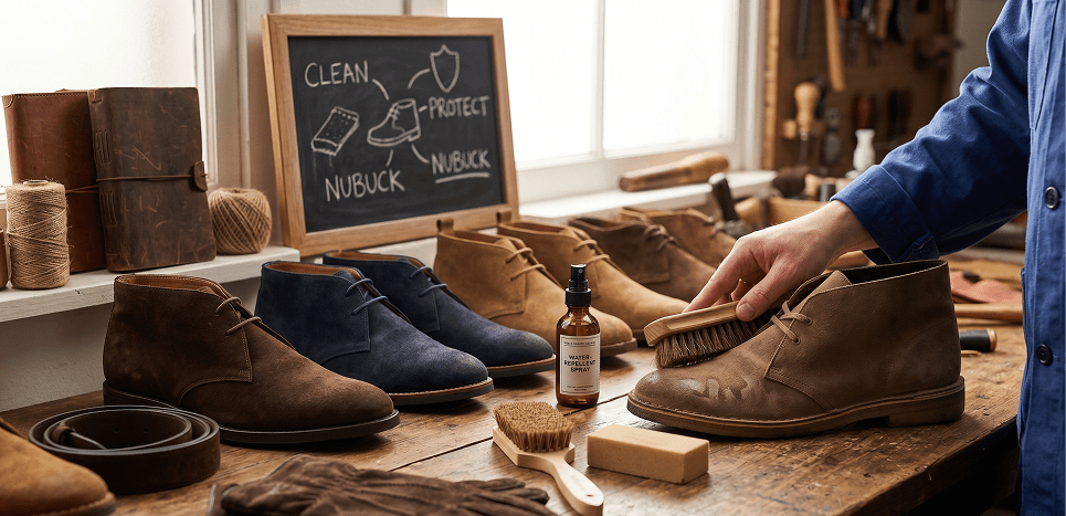 Suede 101: why it is unforgiving, and how to keep it right.